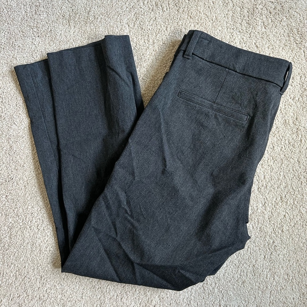 Old Navy Charcoal Pixie Straight Pants